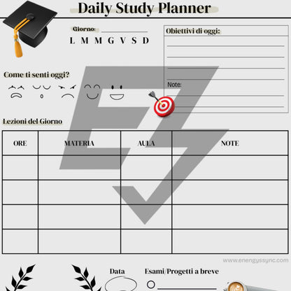 Daily Study Planner - EnergySync