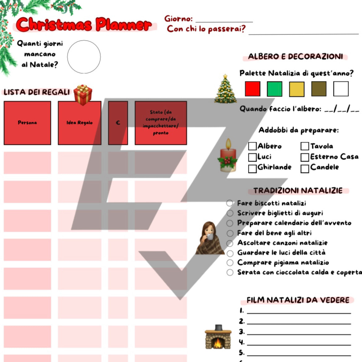Christmas Planner - EnergySync