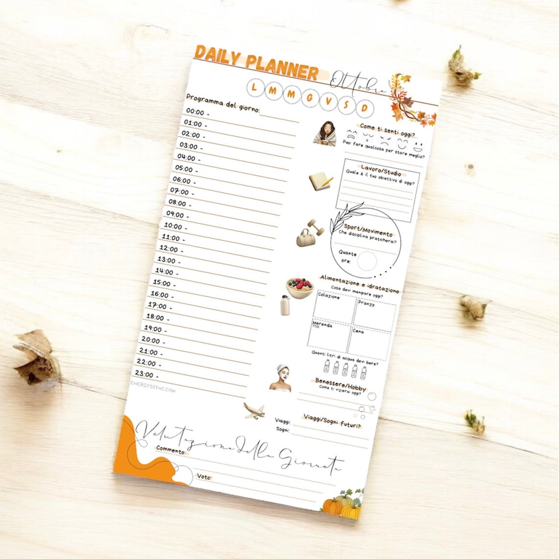 Daily Planner - EnergySync