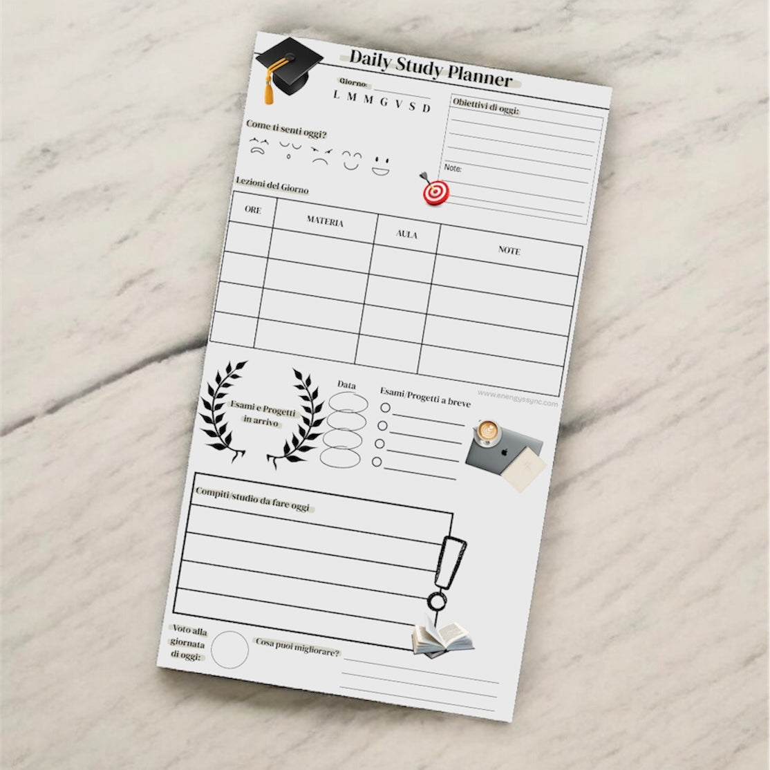 Daily Study Planner - EnergySync